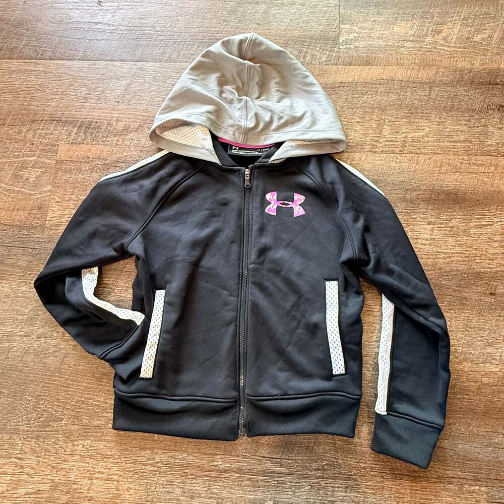 Under Armour Girls Zip Up Jacket Size Youth XS
